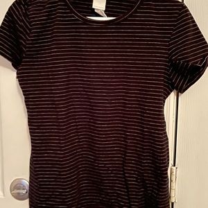 Black and white striped shirt
